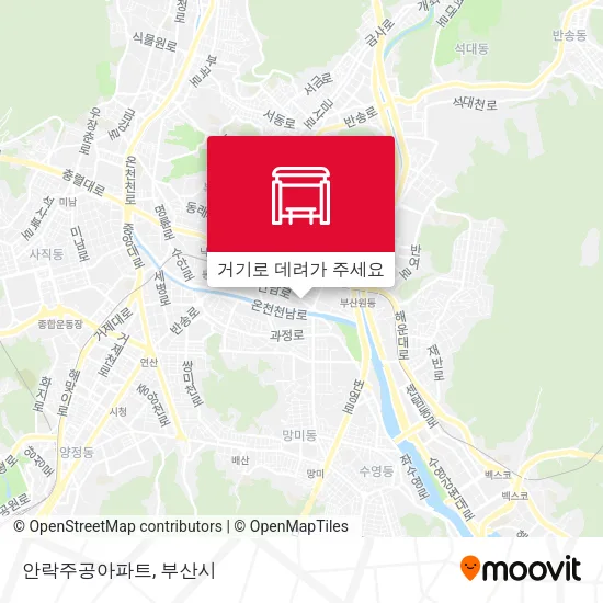 안락주공아파트 지도