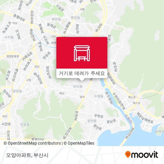 오양아파트 지도