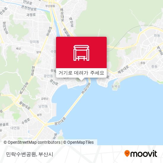 민락수변공원 지도