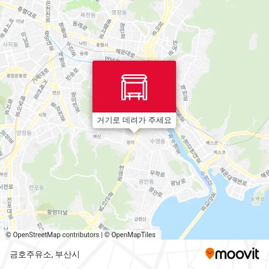 금호주유소 지도