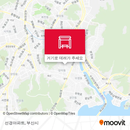 선경아파트 지도