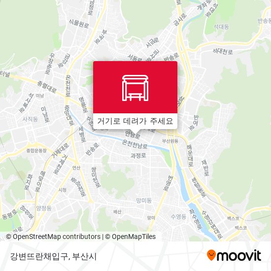 강변뜨란채입구 지도