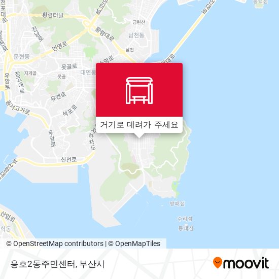용호2동주민센터 지도