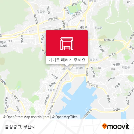 금성중고 지도