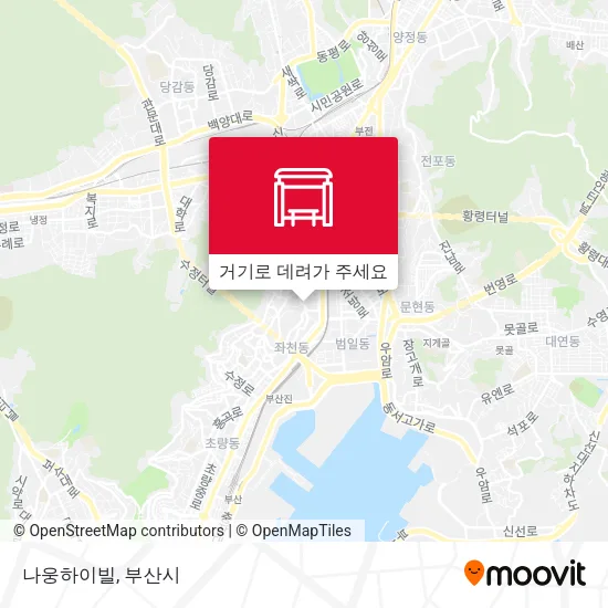 나웅하이빌 지도