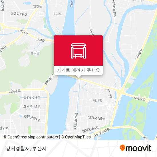 강서경찰서 지도