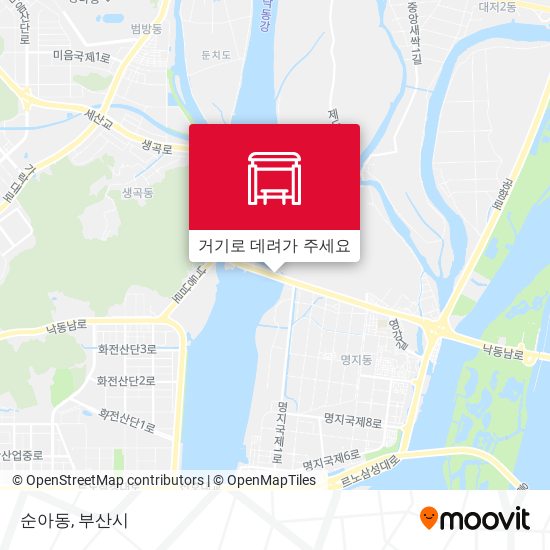 순아동 지도