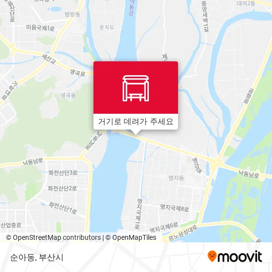 순아동 지도