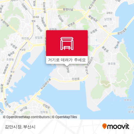 감만시장 지도