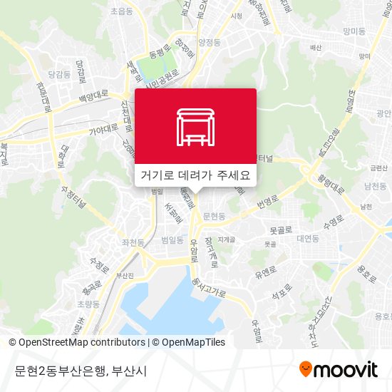 문현2동부산은행 지도