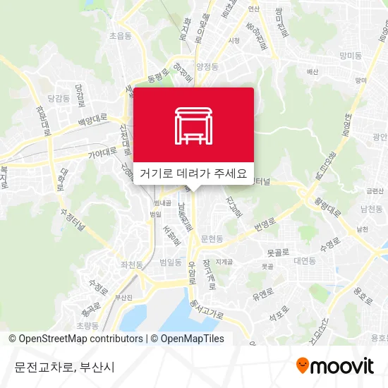 문전교차로 지도