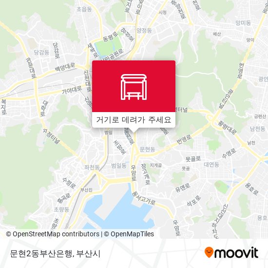문현2동부산은행 지도