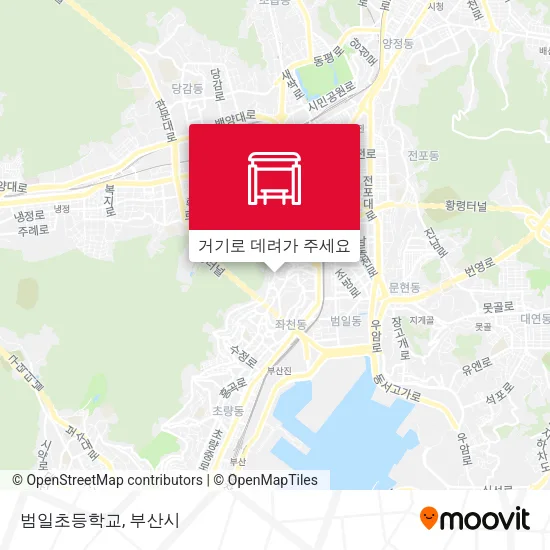 범일초등학교 지도