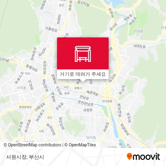 서원시장 지도