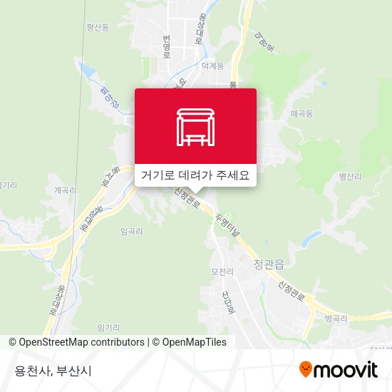 용천사 지도