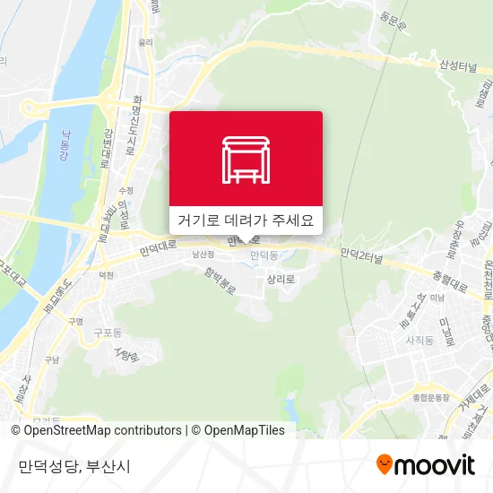 만덕성당 지도