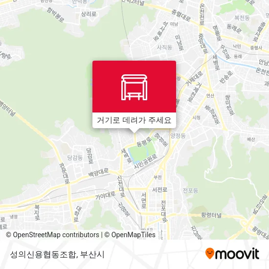 성의신용협동조합 지도