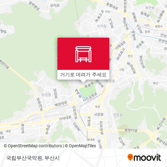 국립부산국악원 지도