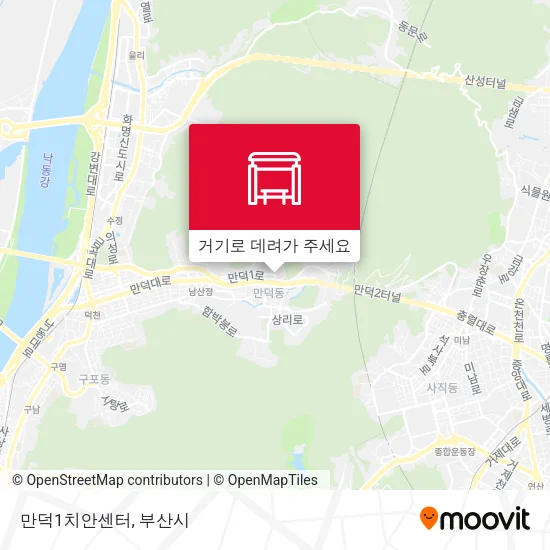 만덕1치안센터 지도