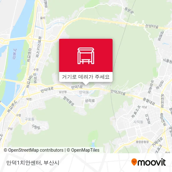 만덕1치안센터 지도
