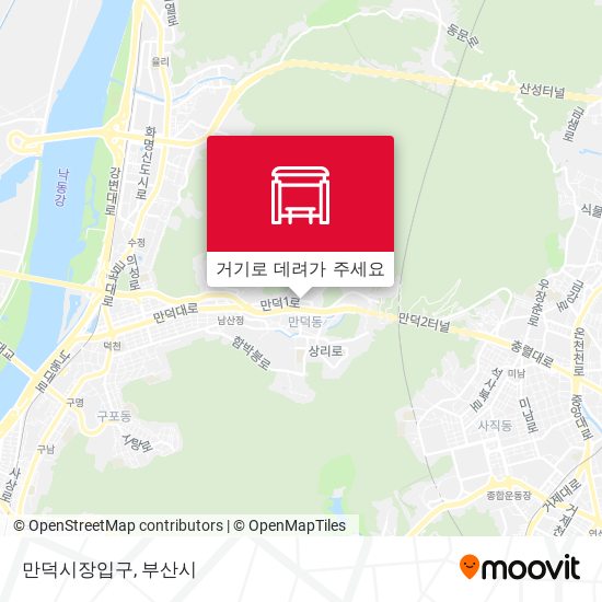 만덕시장입구 지도