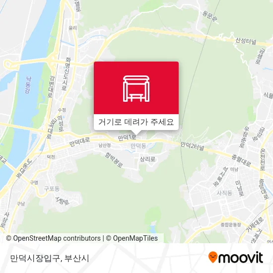 만덕시장입구 지도
