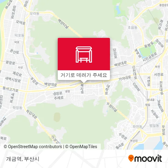 개금역 지도