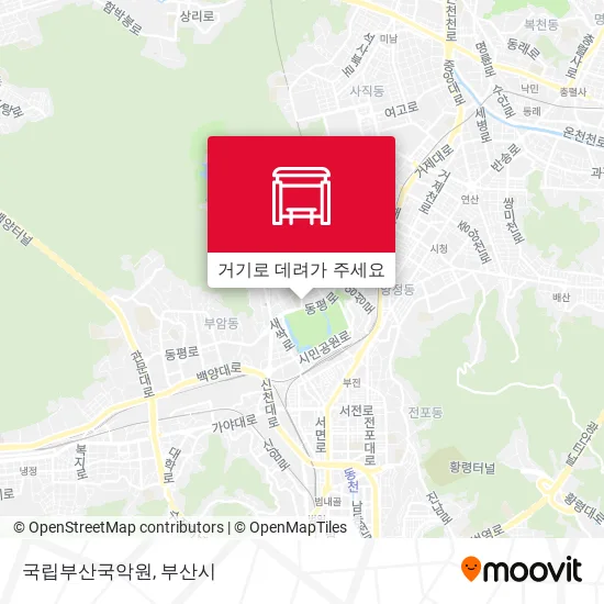 국립부산국악원 지도