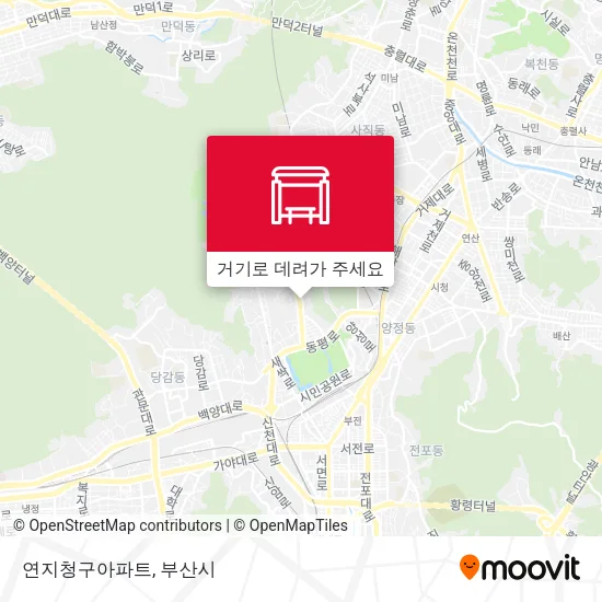 연지청구아파트 지도