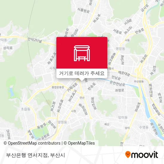 부산은행 연서지점 지도