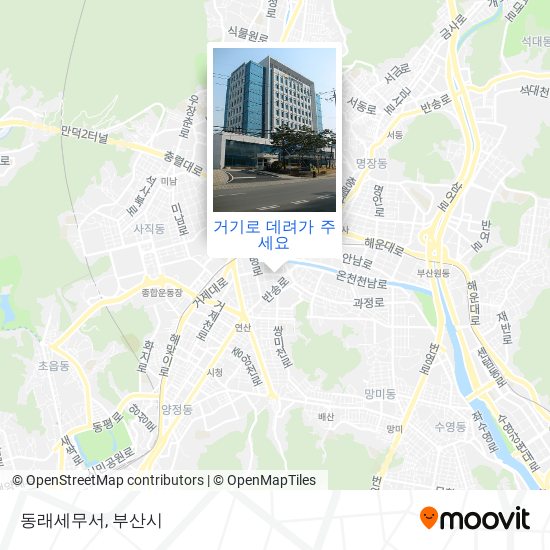 동래세무서 지도