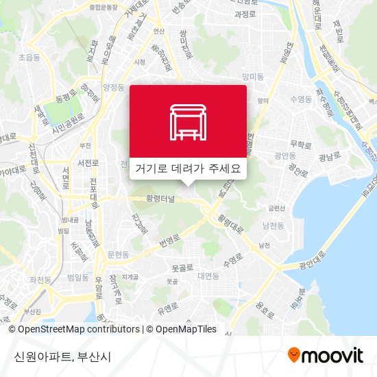 신원아파트 지도