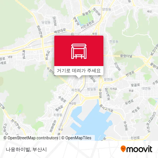 나웅하이빌 지도