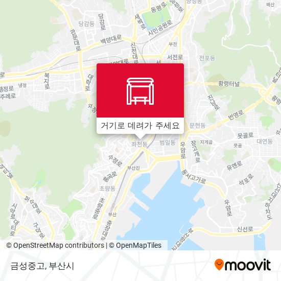 금성중고 지도