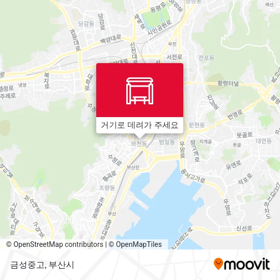 금성중고 지도
