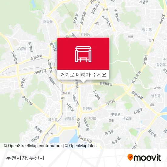 문전시장 지도