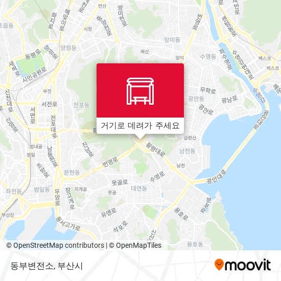 동부변전소 지도