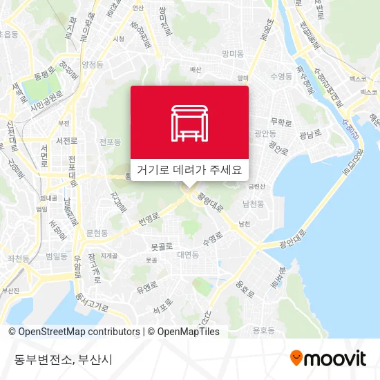 동부변전소 지도