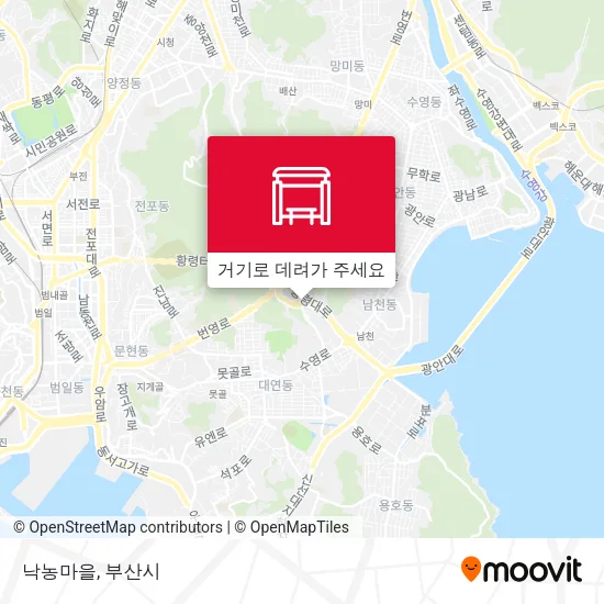 낙농마을 지도
