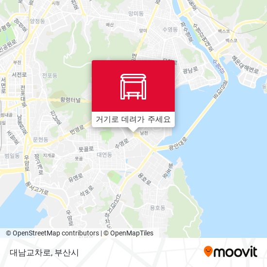 대남교차로 지도