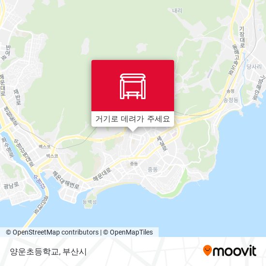 양운초등학교 지도