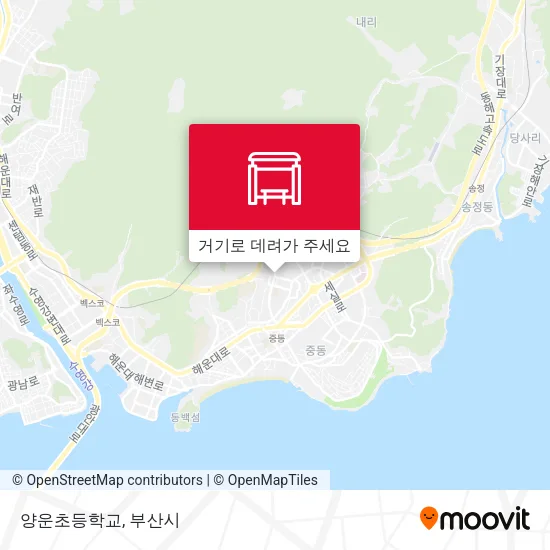 양운초등학교 지도