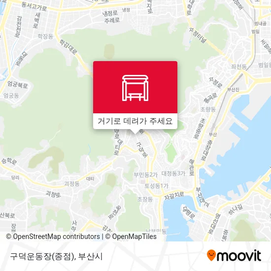 구덕운동장(종점) 지도