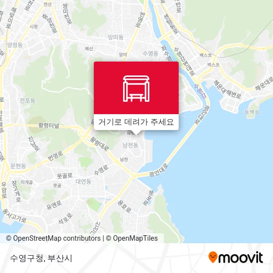 수영구청 지도