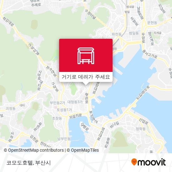 코모도호텔 지도