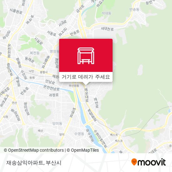 재송삼익아파트 지도