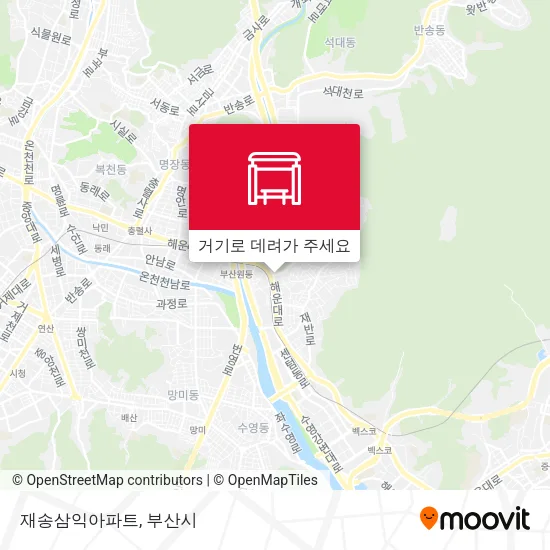 재송삼익아파트 지도