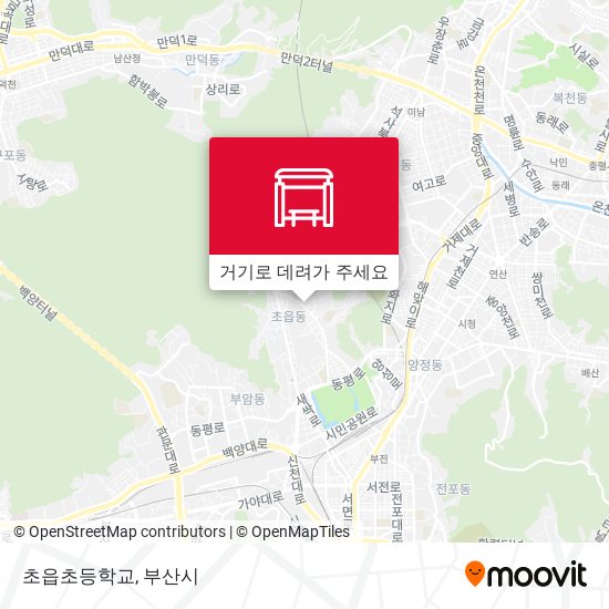 초읍초등학교 지도