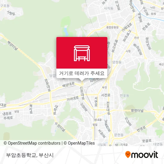 부암초등학교 지도