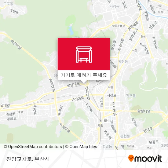 진양교차로 지도